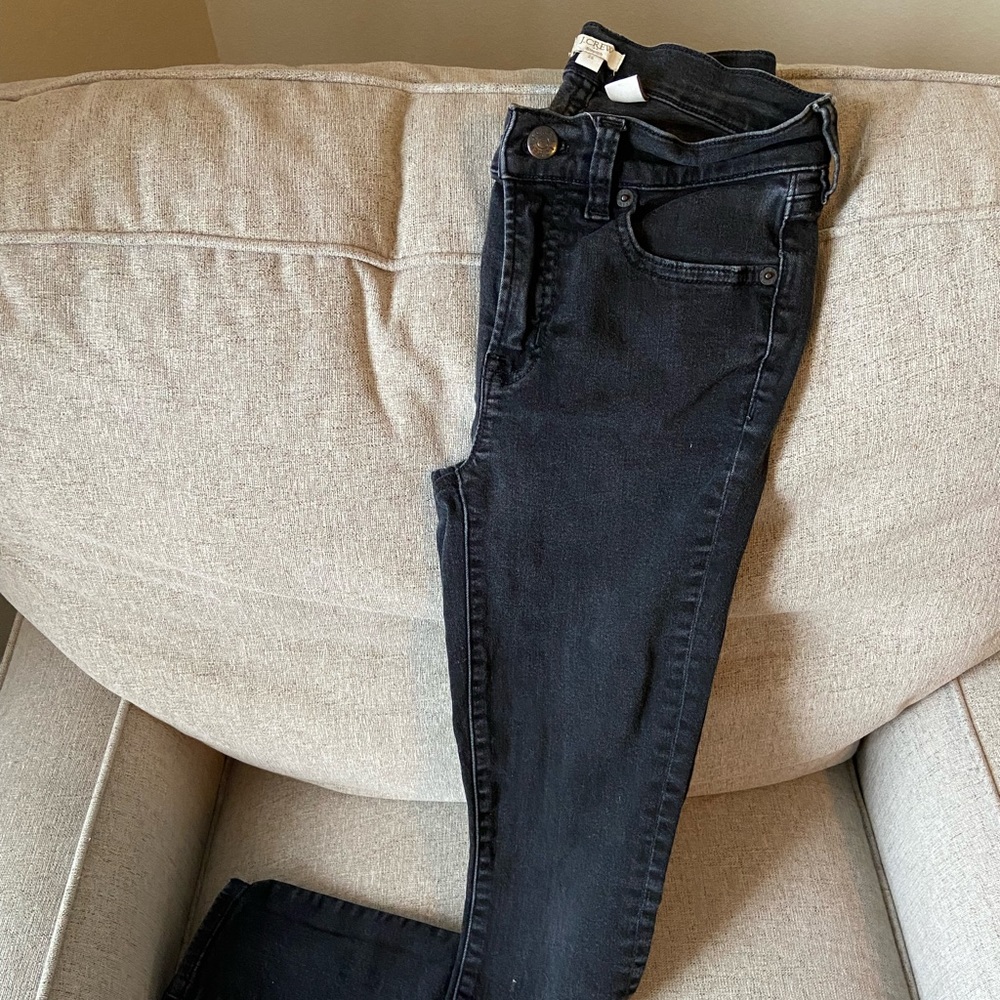 Light Wash Black J Crew Stretch Jeans